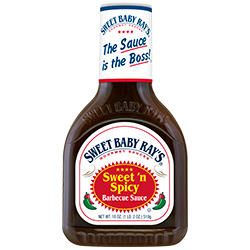 SAUCE BARBECUE SWEET'N SPICY SWEET BABY RAY'S 510 gr VENDU PAR CARTON DE 12 UVC